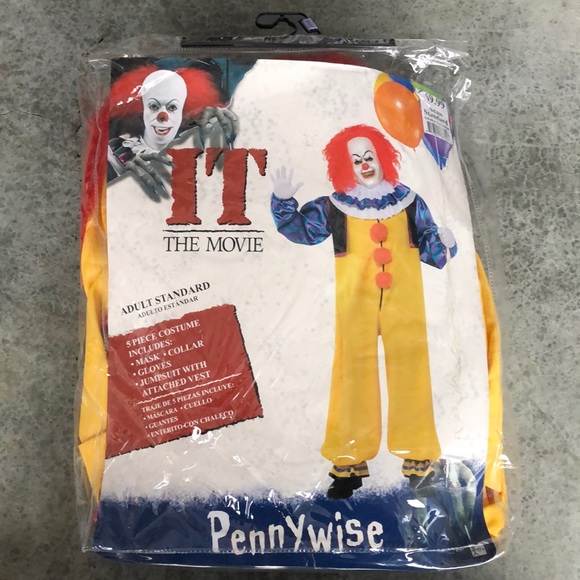 It: The Movie PennyWise Adult Costume! New! - Picture 2 of 6
